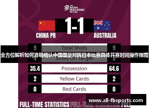 全方位解析如何准确确认中国国足对阵日本比赛具体开赛时间操作指南 全方位解析如何准确确认中国国足对阵日本比赛具体开赛时间操作指南