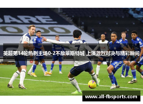 英超第14轮热刺主场0-2不敌莱斯特城 上演激烈对决与精彩瞬间